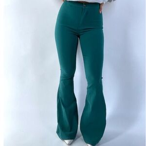 Fiona flares- Teal Flare Pants